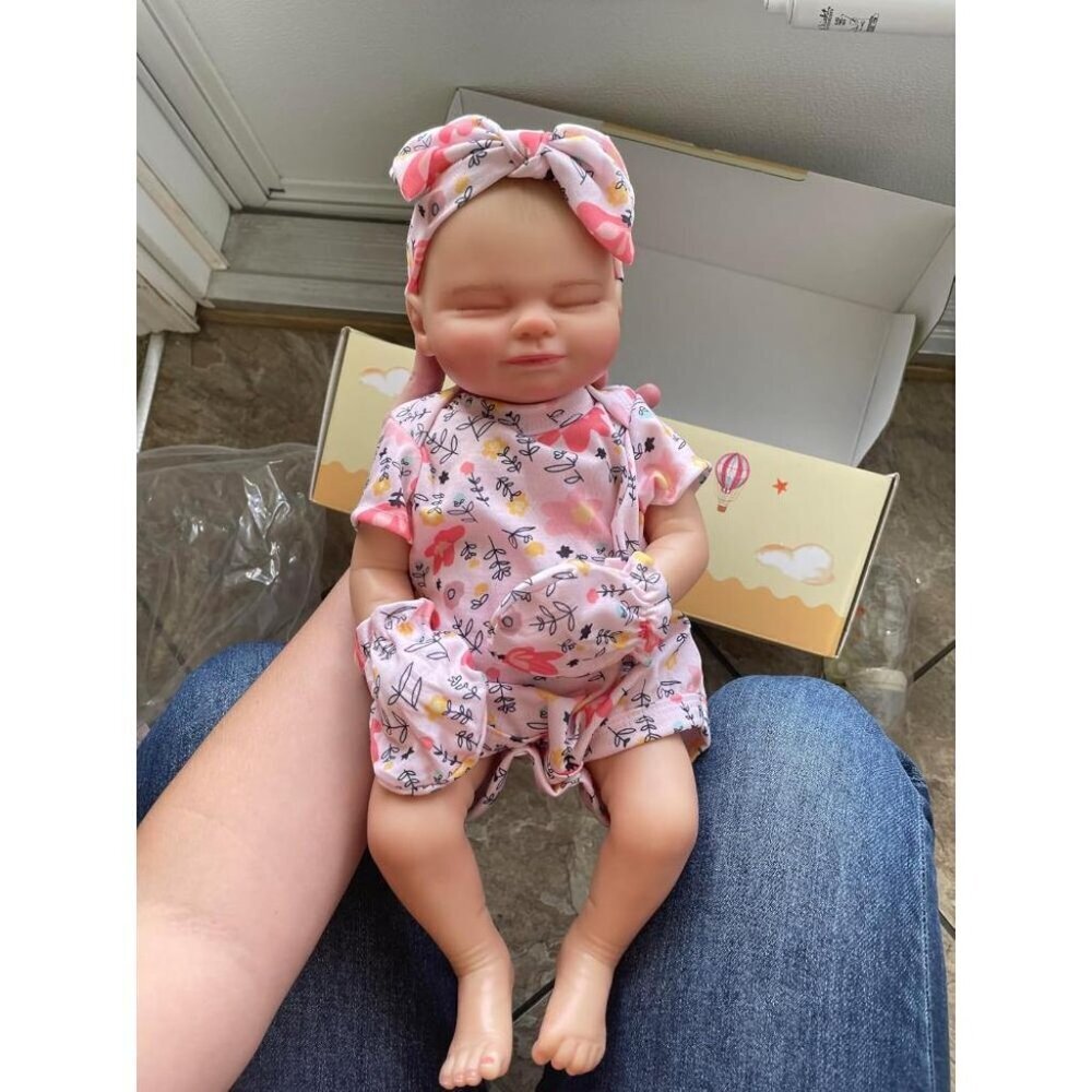 🆕17inch Full Body Silicone Newborn Baby Dolls Poseable Limbs Reborn Girl